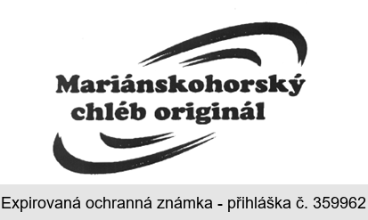 Mariánskohorský chléb originál