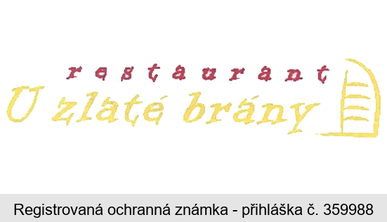 restaurant U zlaté brány