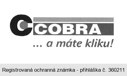 C COBRA  ...a máte kliku!