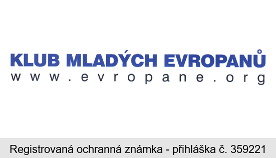 KLUB MLADÝCH EVROPANŮ www.evropane.org