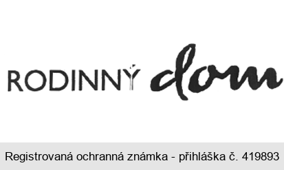 RODINNÝ dom