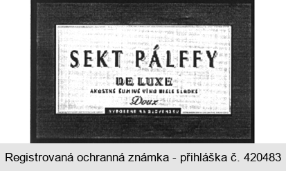 SEKT PÁLFFY DE LUXE