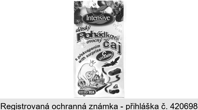 Intensive dětský Pohádkový ovocný čaj s překvapením with surprise C VITAMÍN VITTO TEA