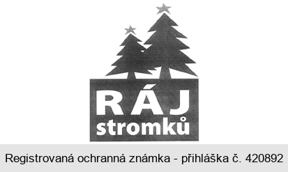 RÁJ stromků