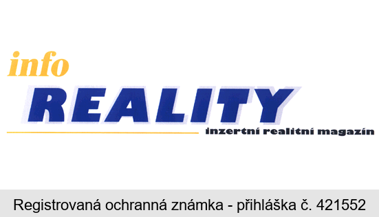 info REALITY inzertní realitní magazín