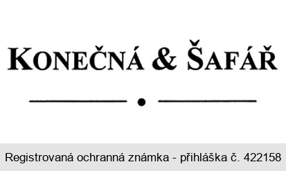 KONEČNÁ & ŠAFÁŘ