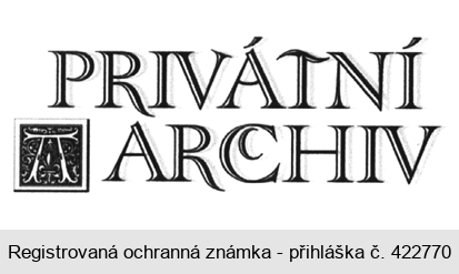 PRIVÁTNÍ ARCHIV