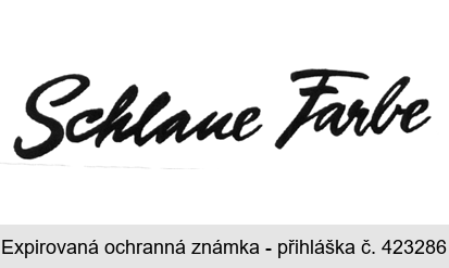 Schlaue Farbe