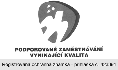 PODPOROVANÉ ZAMĚSTNÁVÁNÍ VYNIKAJÍCÍ KVALITA