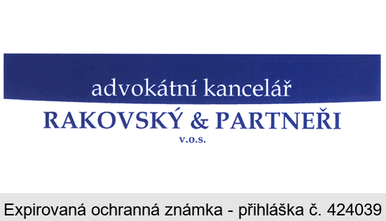 advokátní kancelář RAKOVSKÝ & PARTNEŘI  v. o. s.