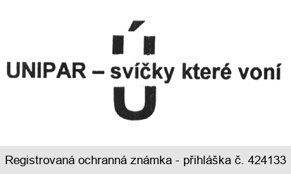 Ú  UNIPAR - svíčky, které voní