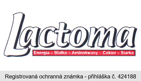 Lactoma  Energia - Bialko - Aminokwasy - Cukier - Siarka