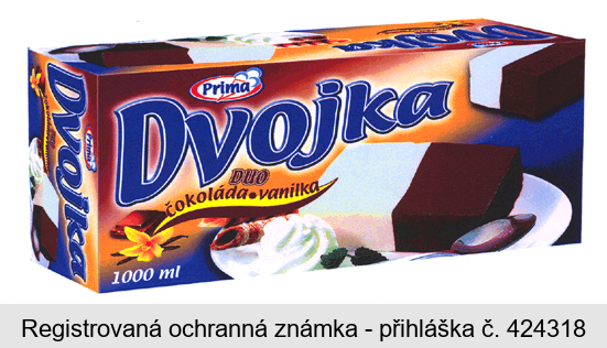 Prima Dvojka DUO čokoláda-vanilka