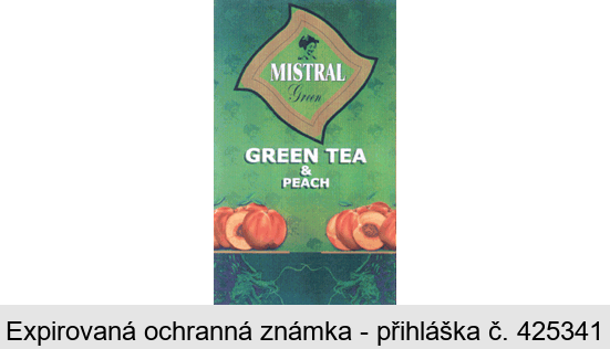 MISTRAL Green GREEN TEA & PEACH