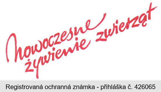 Nowoczesne zywienie zwierzat