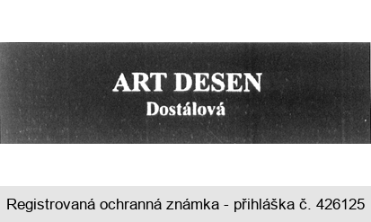 ART DESEN Dostálová