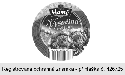 Hamé Vysočina PAŠTIKA