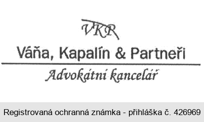 VKP Váňa, Kapalín & Partneři, advokátní kancelář