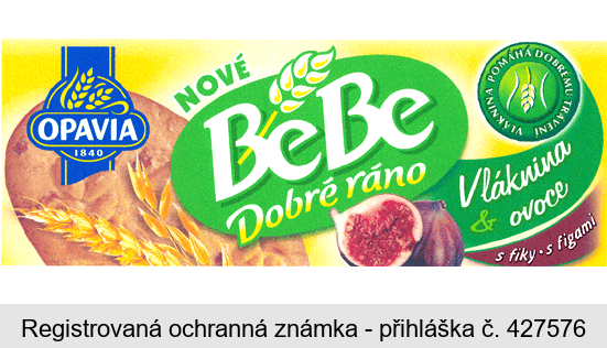 OPAVIA 1840 NOVÉ BeBe Dobré ráno  Vláknina & ovoce s fíky s figami