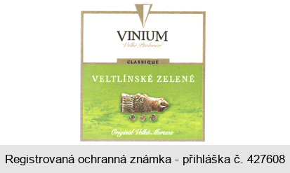 VINIUM Velké Pavlovice CLASSIQUE VELTLÍNSKÉ ZELENÉ Originál Velká Morava