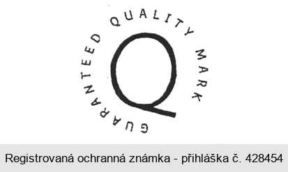 GUARANTEED QUALITY MARK Q