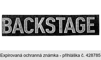 BACKSTAGE