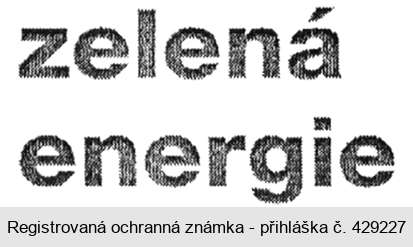 zelená energie