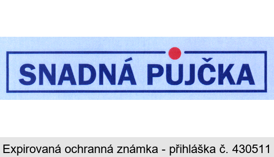 SNADNÁ PŮJČKA