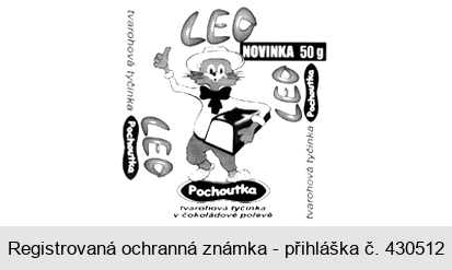 LEO Pochoutka tvarohová tyčinka v čokoládové polevě