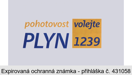 pohotovost PLYN volejte 1239
