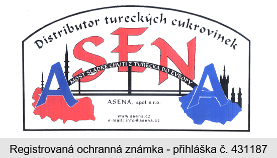 Distributor tureckých cukrovinek ASENA MOST SLADKÉ CHUTI Z TURECKA DO EVROPY