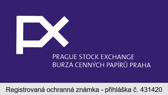 PRAGUE STOCK EXCHANGE BURZA CENNÝCH PAPÍRŮ PRAHA PX