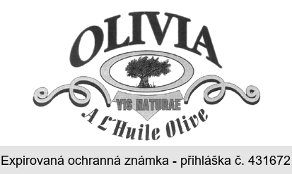 OLIVIA VIS NATURAE A l´Huile Olive