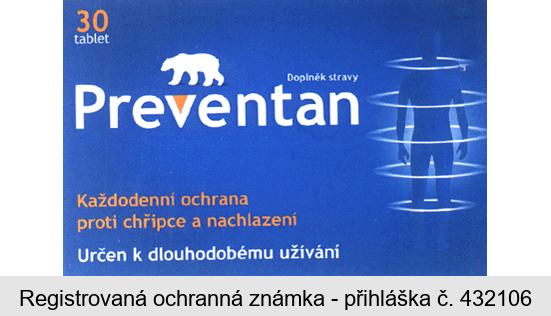 Preventan Každodenní ochrana proti chřipce a nachlazení Určen k dlouhodobému užívání