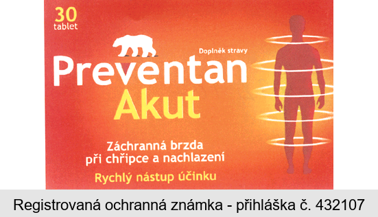 Preventan Akut Záchranná brzda při chřipce a nachlazení Rychlý nástup účinku