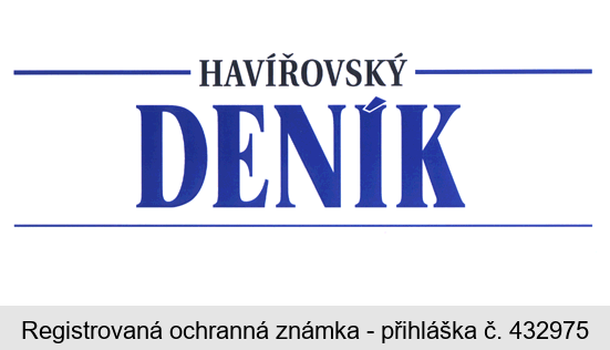 HAVÍŘOVSKÝ DENÍK