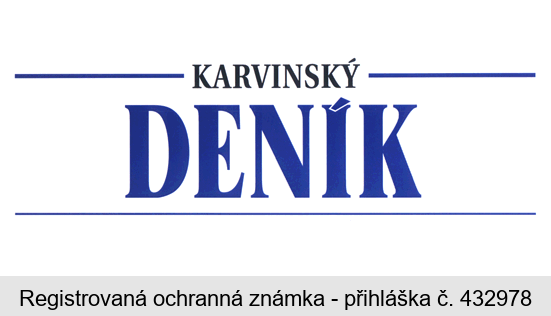 KARVINSKÝ DENÍK