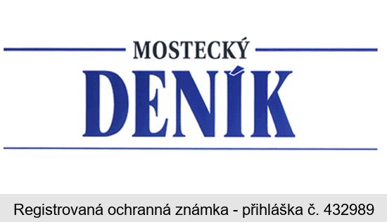 MOSTECKÝ DENÍK