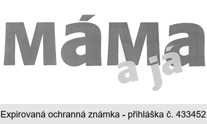 máma a já
