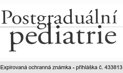 Postgraduální  pediatrie