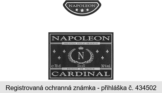 NAPOLEON CARDINAL PRESTIGE PRIVAT RESERVE PRODUIT DE FRANCE