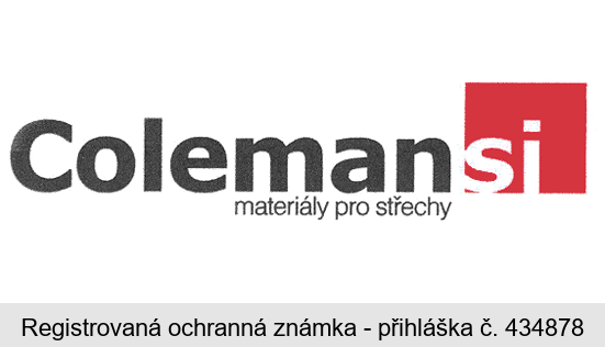 Coleman si materiál pro střechy