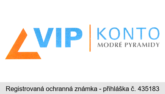 VIP KONTO MODRÉ PYRAMIDY