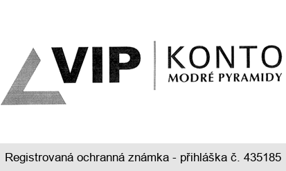 VIP KONTO MODRÉ PYRAMIDY