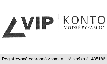 VIP KONTO MODRÉ PYRAMIDY