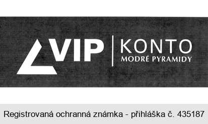 VIP KONTO MODRÉ PYRAMIDY