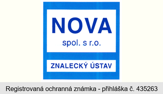 NOVA spol. s r.o. ZNALECKÝ ÚSTAV