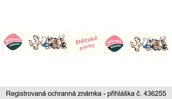 Dětské párky příbramská uzenina