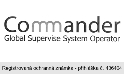 Commander Global Supervise System Operator