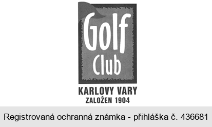 Golf Club KARLOVY VARY ZALOŽEN 1904